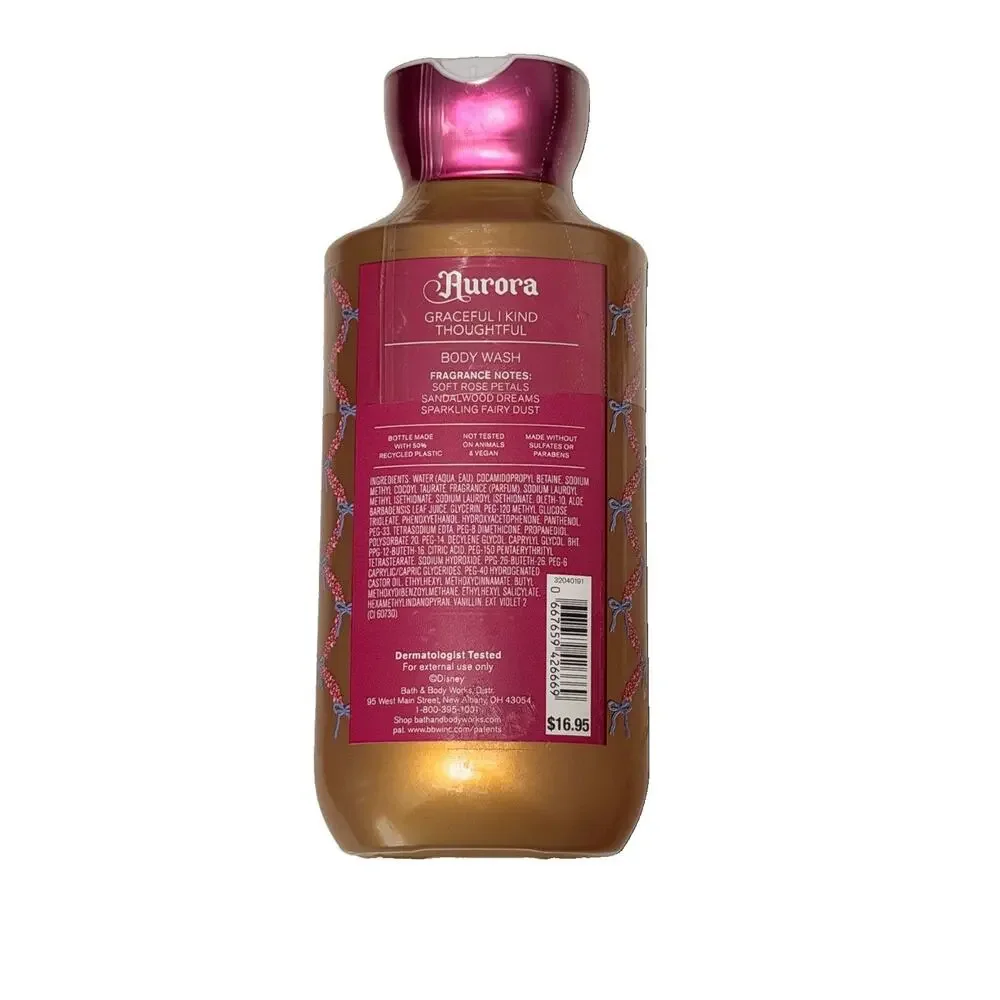 3-Pack Bath & Body Works Disney Princess Aurora Body Wash 10 fl oz